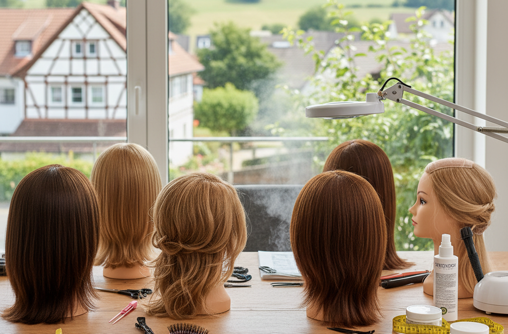 Echthaar Perücke anpassen: Seminar in Sulzbach am Taunus
